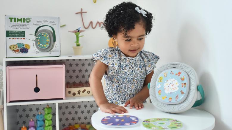 TIMIO is the ultimate scree-free teaching toy for babies, toddlers, and young kids TIMIO is the ultimate scree-free teaching toy for babies, toddlers, and young kids